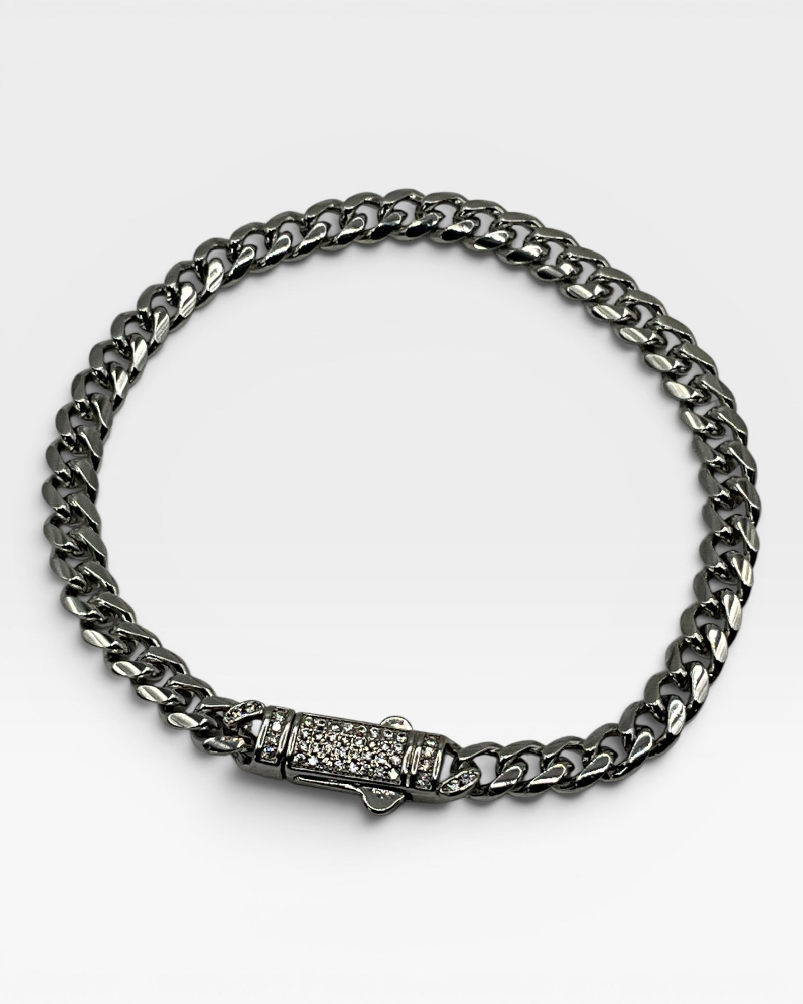 Bling Collection - Moissanite Bracelet (Cuban)