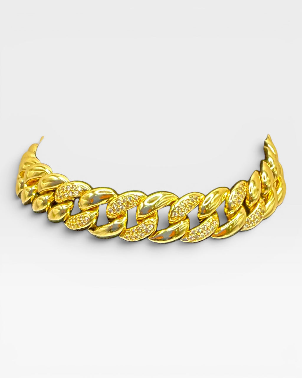 Bling Collection - Moissanite Bracelet (Cuban)