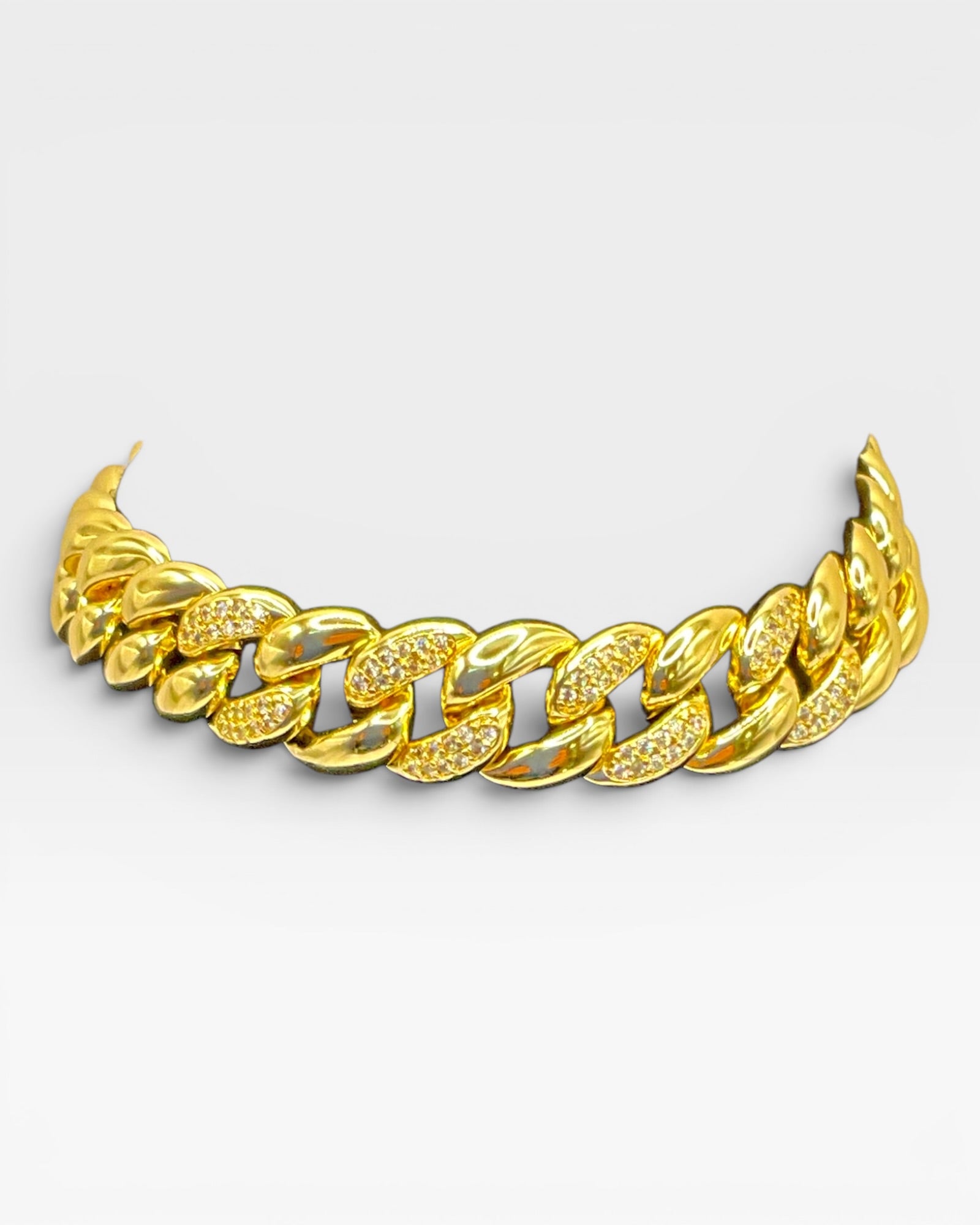 Bling Collection - Moissanite Bracelet (Cuban)