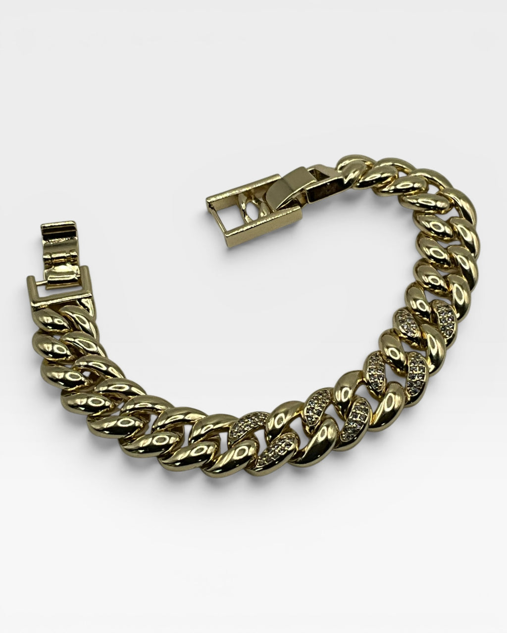 Bling Collection - Moissanite Bracelet (Cuban)