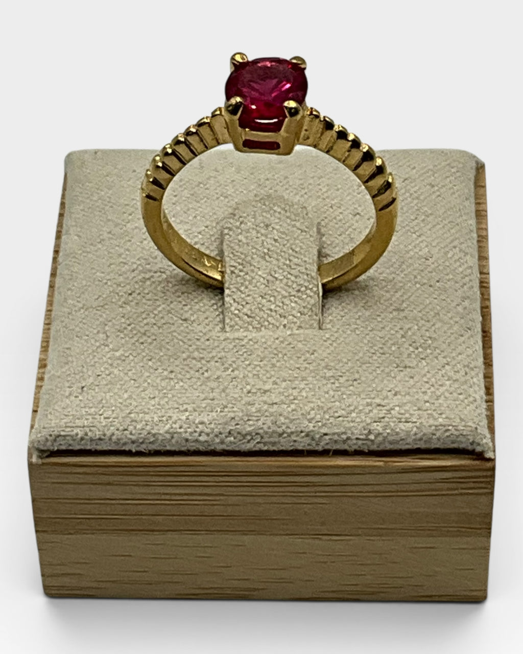 Simulated Ruby From the Lind Company Ring - Estate Sale (Great Condition)