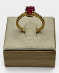 Simulated Ruby From the Lind Company Ring - Estate Sale (Great Condition)