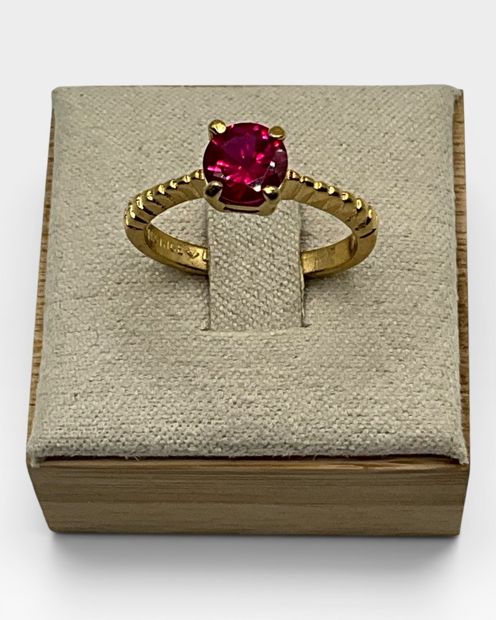 Simulated Ruby From the Lind Company Ring - Estate Sale (Great Condition)