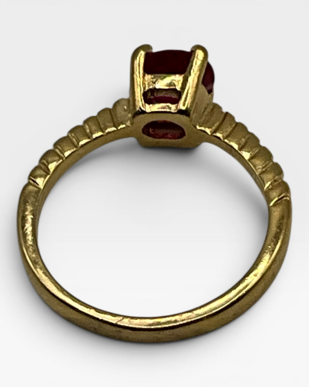 Simulated Ruby From the Lind Company Ring - Estate Sale (Great Condition)
