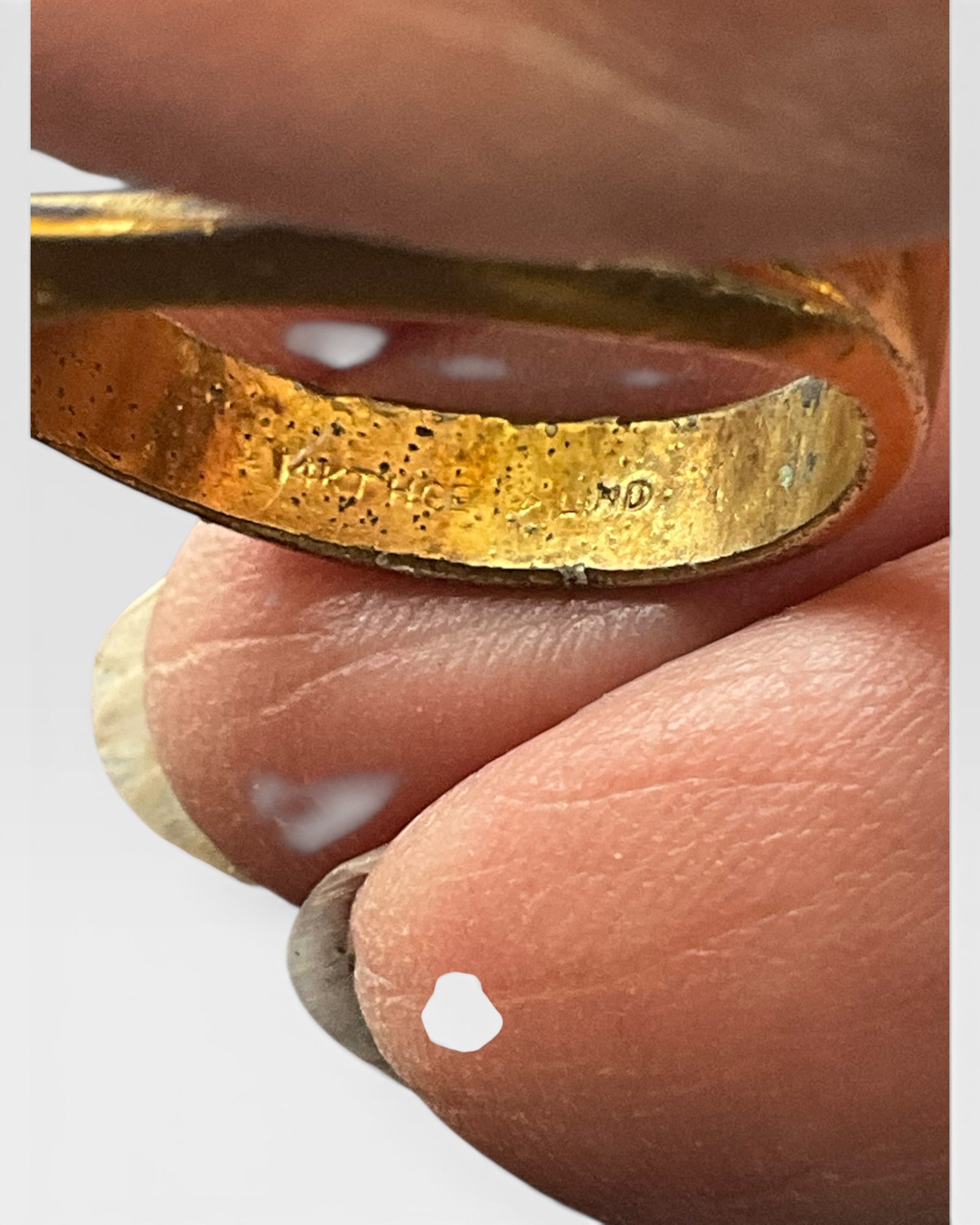 Vintage Gypsy Style Cubic Zirconia Ring - Estate Sale (Great Condition)