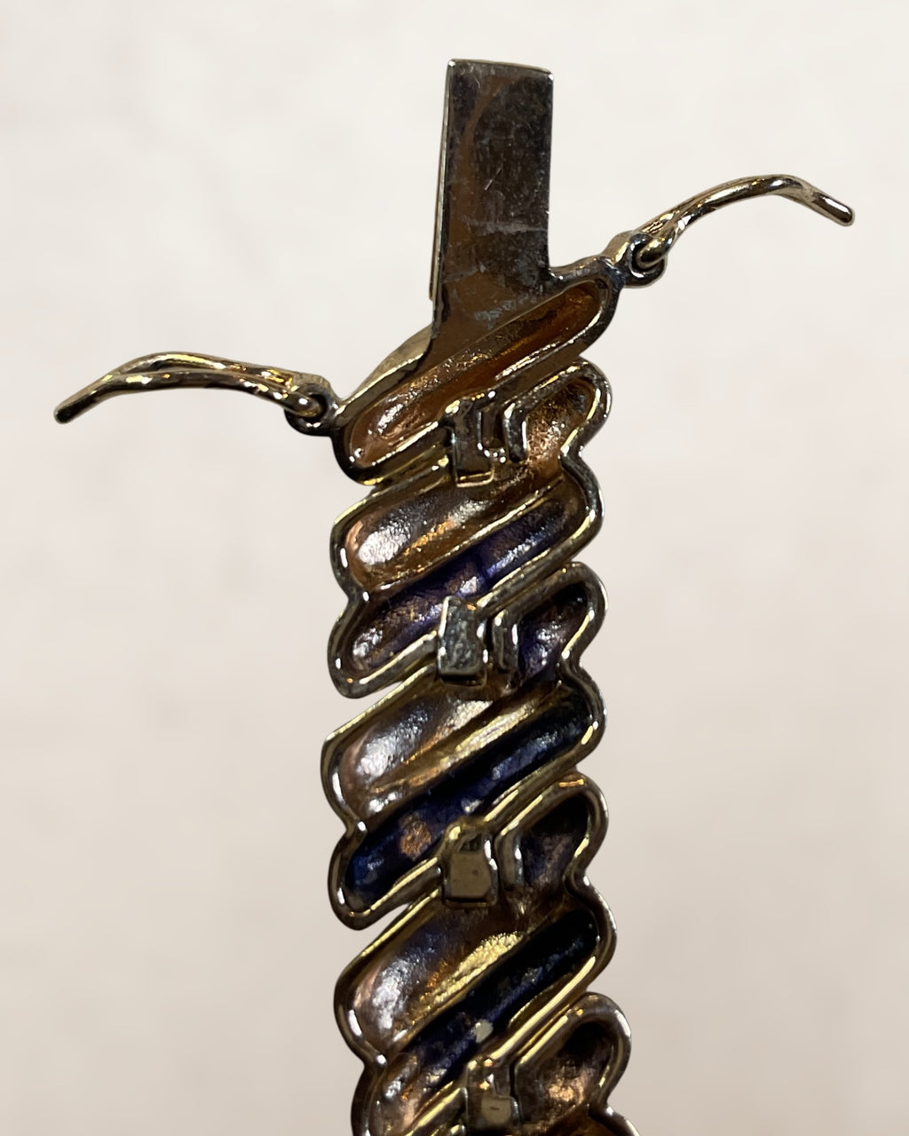 Ross Simmons Diamond Link Bracelet in 18k over Sterling Silver - Estate Sale (Great Condition)