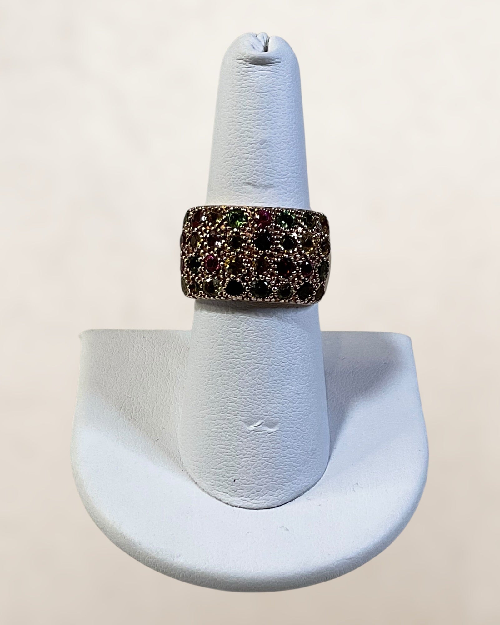 Mixed Tourmaline Rose Gold - Estate Sake -Great Condition)