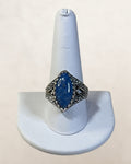 Carolyn Pollack Relios Denim Lapis Sterling Silver Ring - Estate Sale (Great Condition)