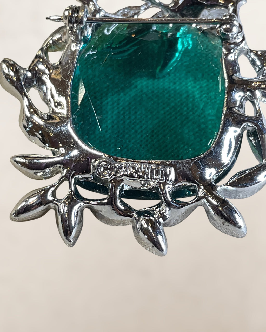 Vintage 1960 Sarah Coventry "Holiday Ice" Brooch & Earrings- Estate Sale (Great Condition)