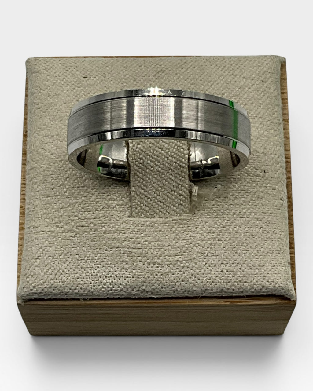 Brass-Malo Modern Silver Tone Band Rings - Estate Sale (Great Condition)