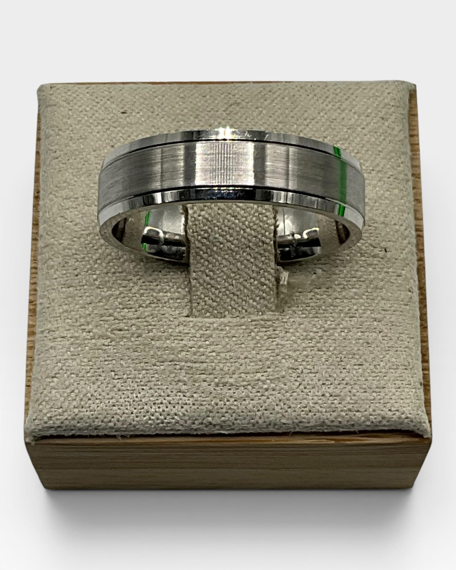 Brass-Malo Modern Silver Tone Band Rings - Estate Sale (Great Condition)