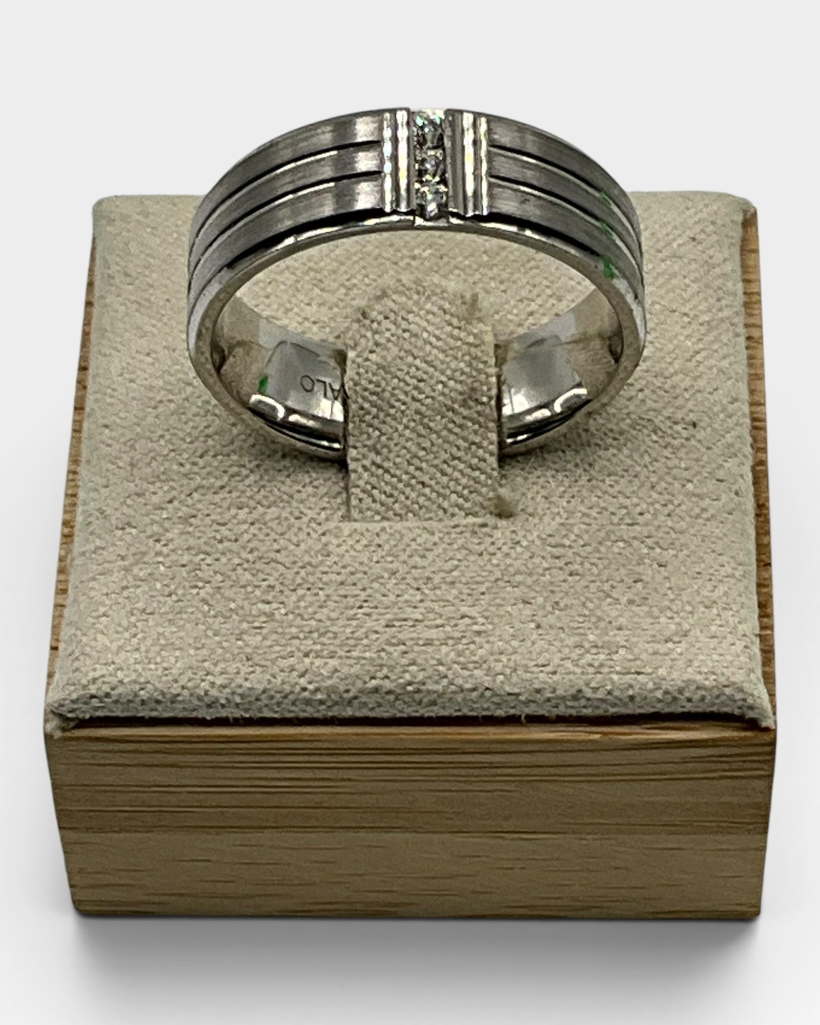 Brass-Malo Modern Silver Tone Band Rings - Estate Sale (Great Condition)