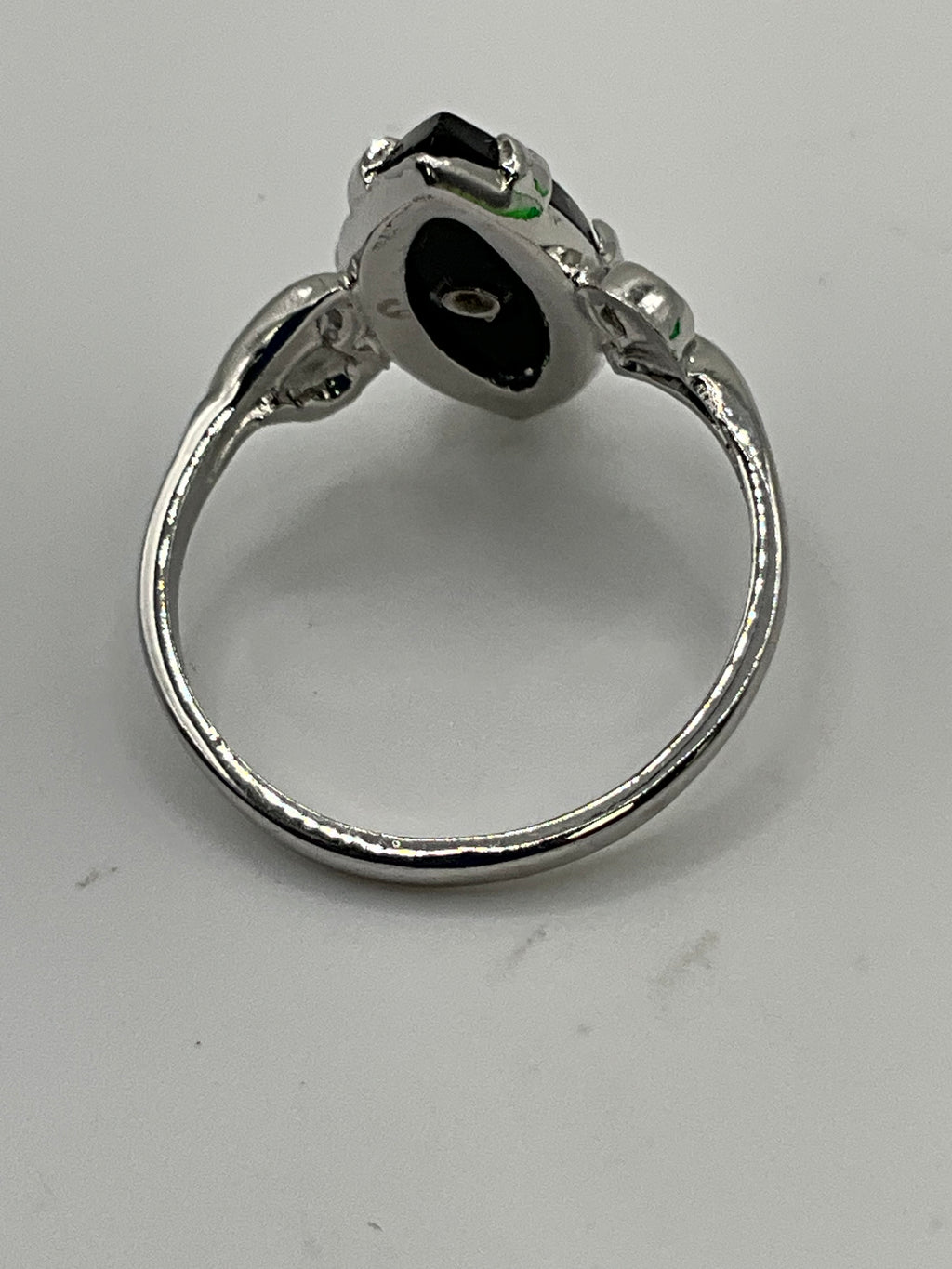 14 KT GE ESPO Vintage Joseph Esposito Black Onyx-style Ring - Estate Sale (Great Condition)