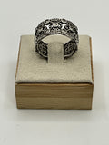 Cocktail Ring CZ Stacker Band Ring - Estate Sale (Great Condition)