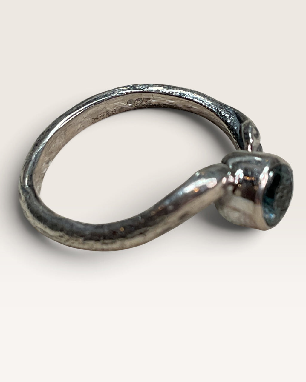 Sterling Silver Natural Tourmaline Gemstone Ring