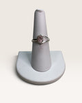 Sterling Silver Natural Rose Quartz Gemstone Ring