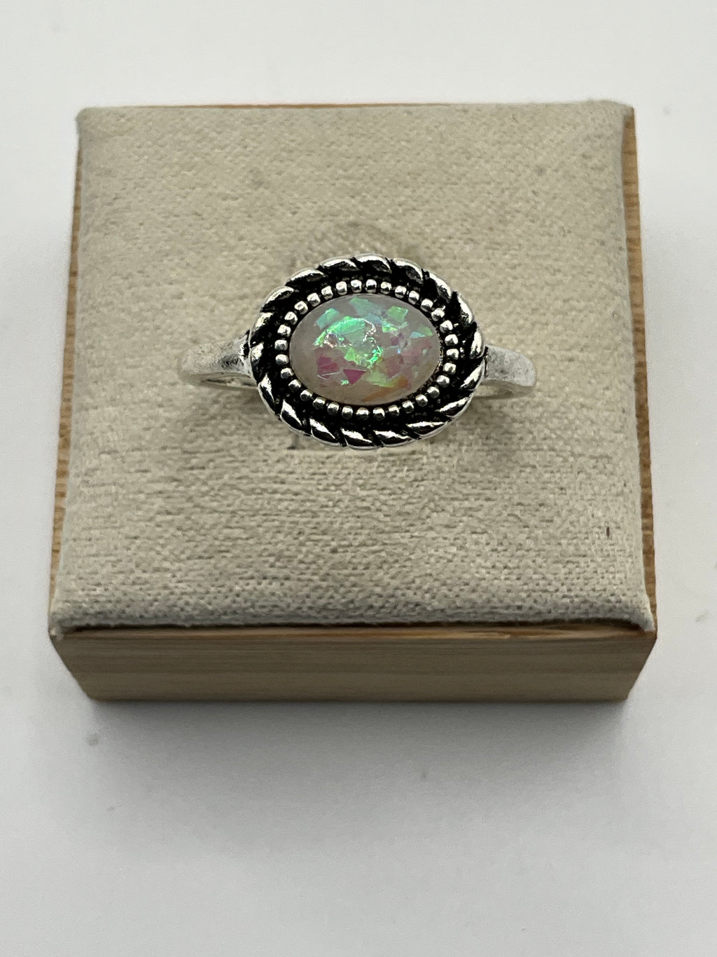 Simulated Opal With Striking  Realistic Color - Estate Sale (Great Condition)