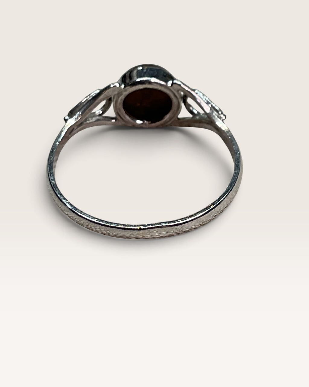 Sterling Silver Natural Tigers Eye Gemstone Ring