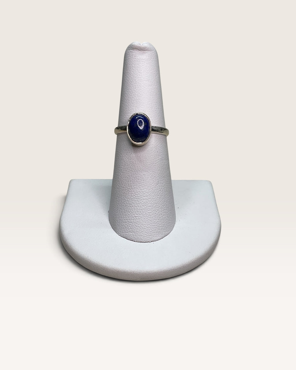 Sterling Silver Natural Lapis Lazuli Gemstone Ring