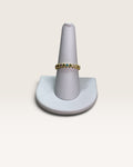 18k Gold Over Sterling Silver All Natural Gemstone Ring
