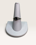 Sterling Silver Natural Amethyst Gemstone Ring