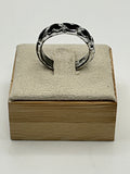 Disney Mickey Icon Band Ring | Silver Tone Stackable Ring - Estate Sale (Great Condition)