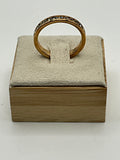 Avon Gold-tone And Pave CZ Ring Band  - Estate Sale (Great Condition)