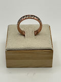 Rainbow CZ Eternity Band Ring | Multi-Color Crystal Silver Tone - Estate Sale (Great Condition)
