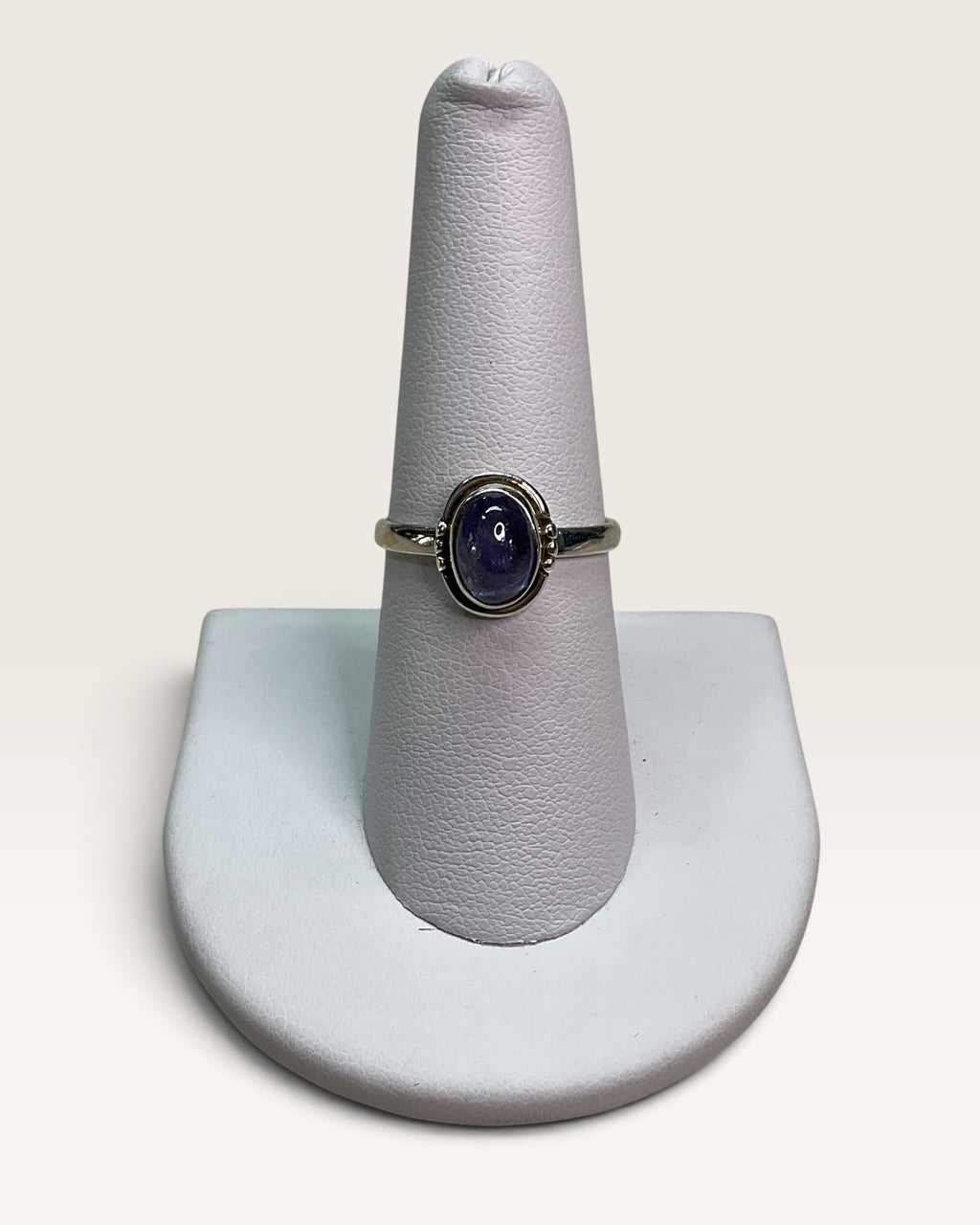 Sterling Silver Natural Tanzanite Gemstone Ring