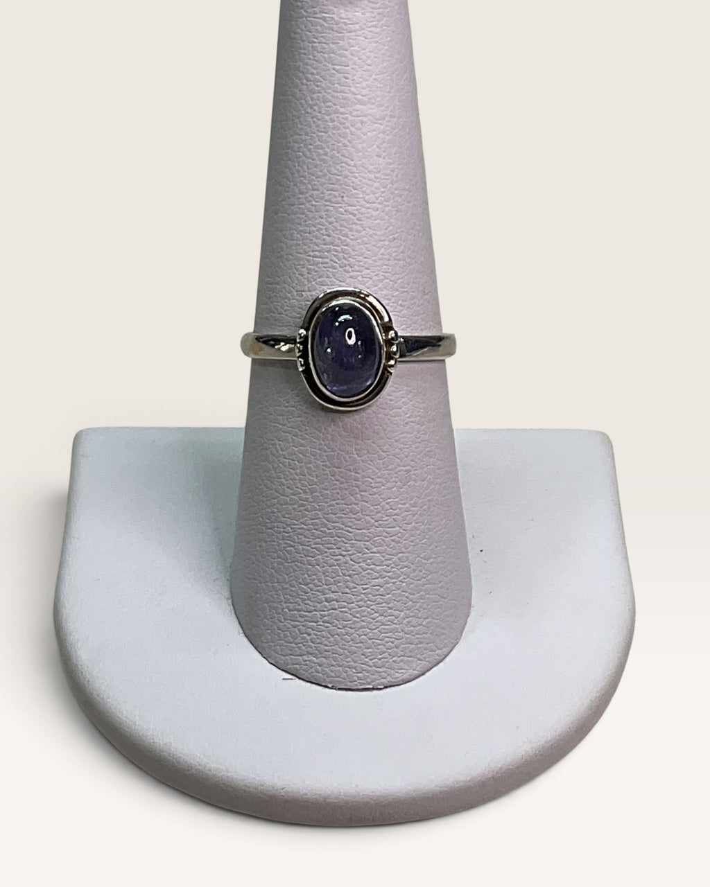 Sterling Silver Natural Tanzanite Gemstone Ring