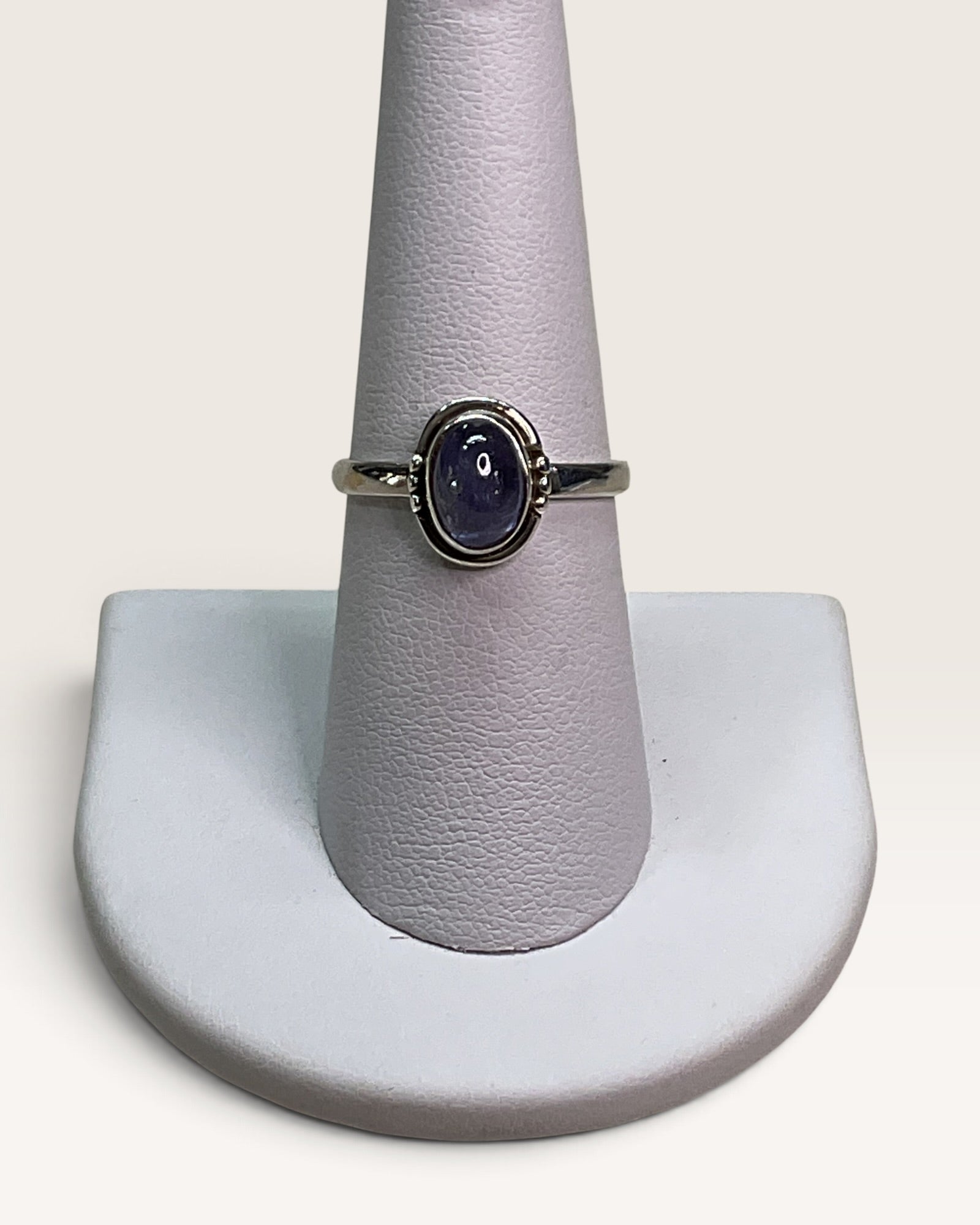 Sterling Silver Natural Tanzanite Gemstone Ring