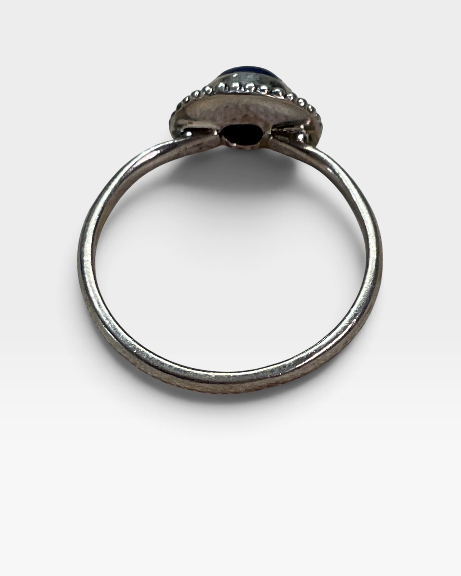 Sterling Silver Natural Lapis Lazuli Gemstone Ring