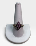 Sterling Silver Natural Amethyst Gemstone Ring