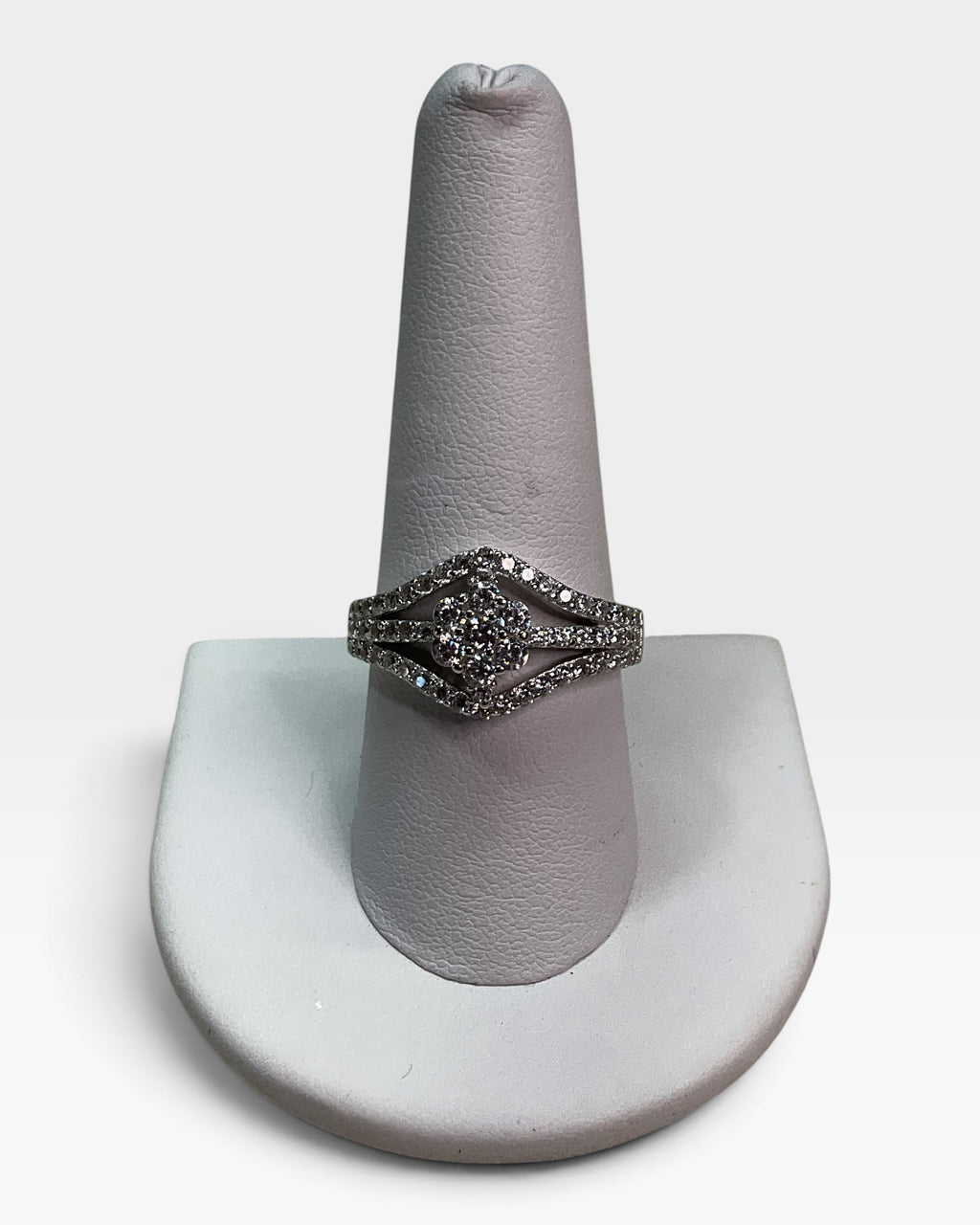 Sterling Silver Cubic Zirconia Bling Ring