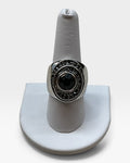 Lia Sophia Black Onyx Stone Silver Color Ring - Pre-Loved