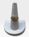 Vintage, Gold-Tone DAC (Deborah Armstrong Collection) CZ Cluster Ring - Pre-Loved