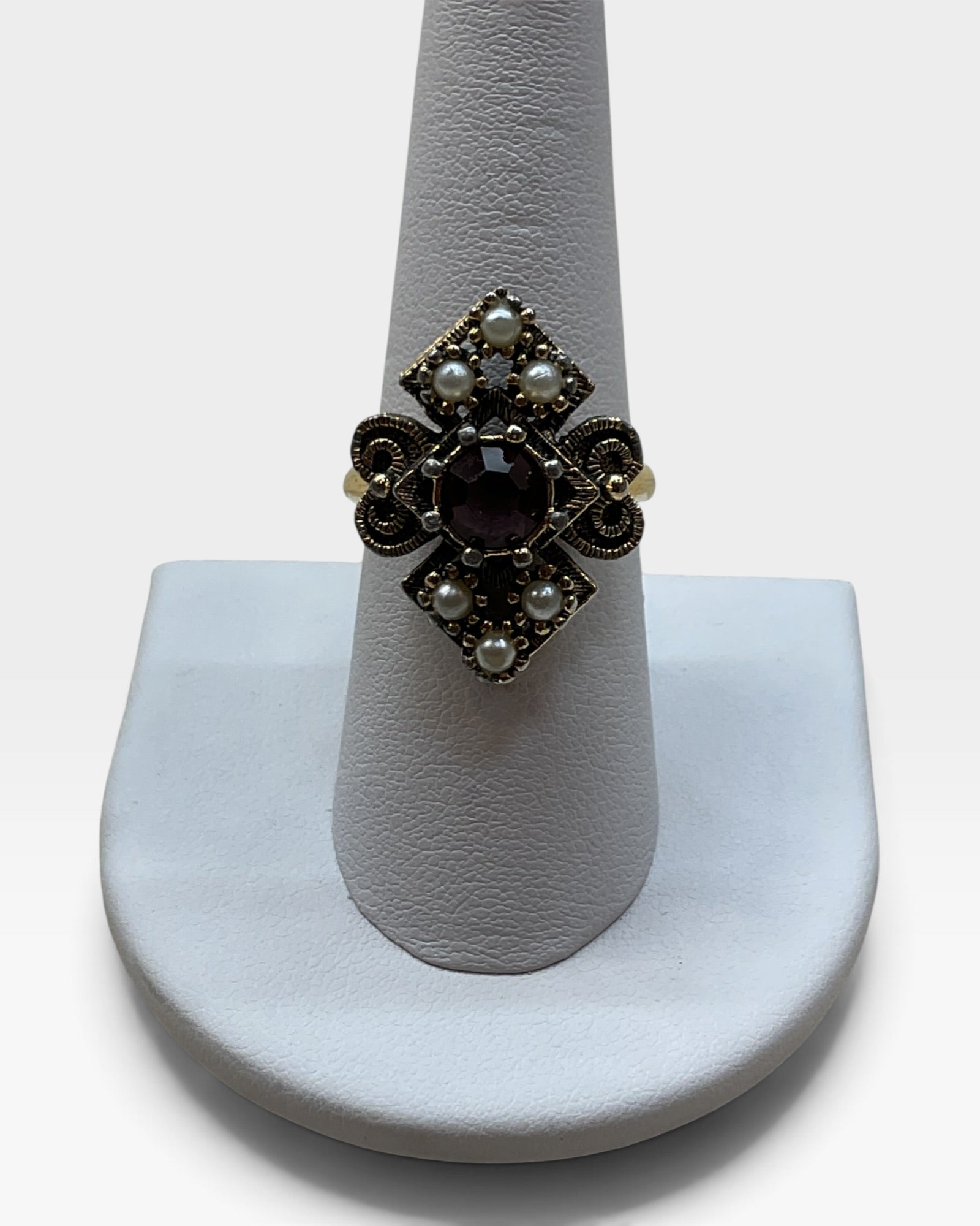 Alexandria Ring By Sarah Coventry, Circa 1976 Ring - Pre-Loved