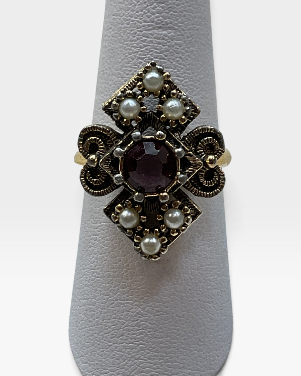 Alexandria Ring By Sarah Coventry, Circa 1976 Ring - Pre-Loved