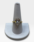 Debra Armstrong and Company Large, Brilliant Pear-cut Cubic Zirconia (CZ) Ring - Pre-Loved