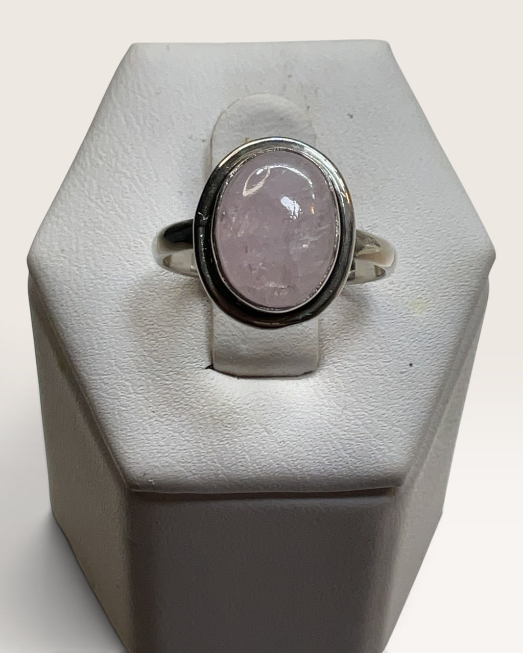 Sterling Silver Morganite Gemstone Ring