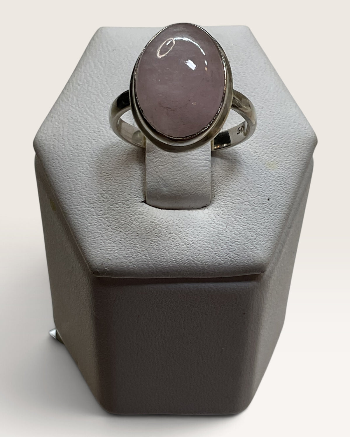 Sterling Silver Morganite Gemstone Ring