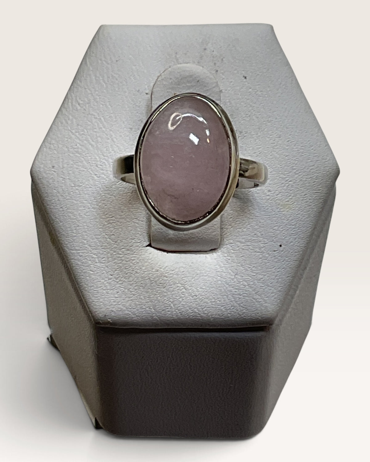 Sterling Silver Morganite Gemstone Ring