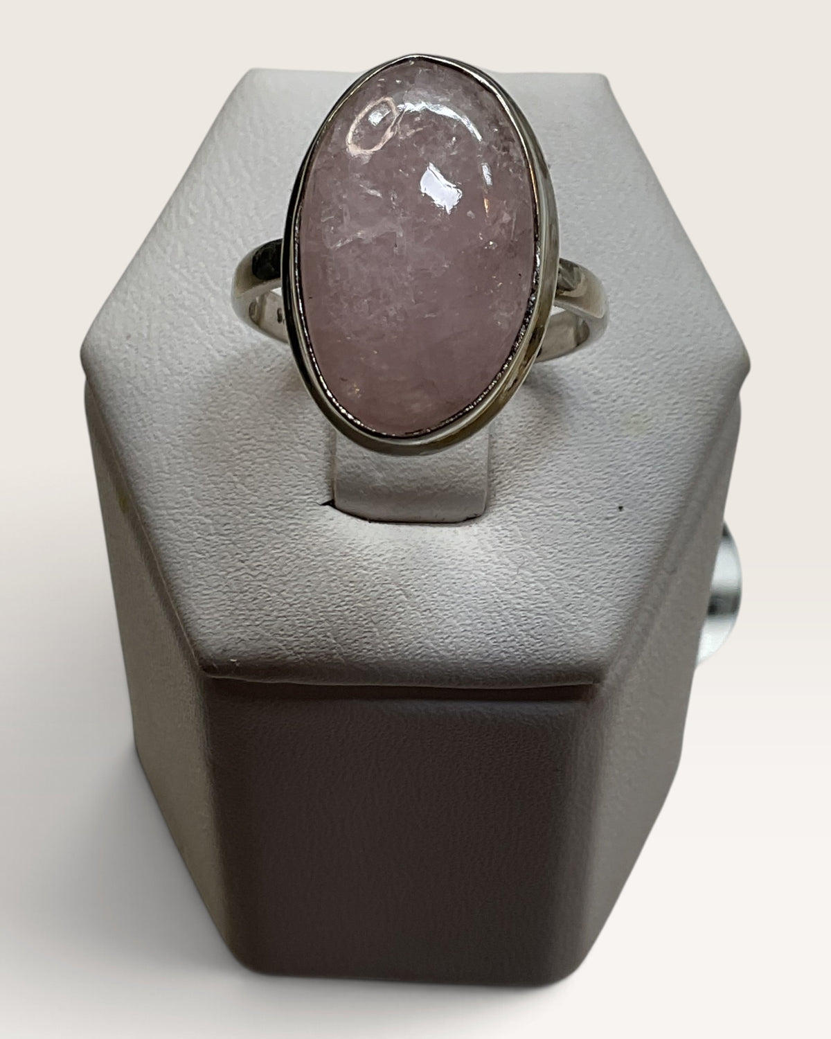 Sterling Silver Morganite Gemstone Ring