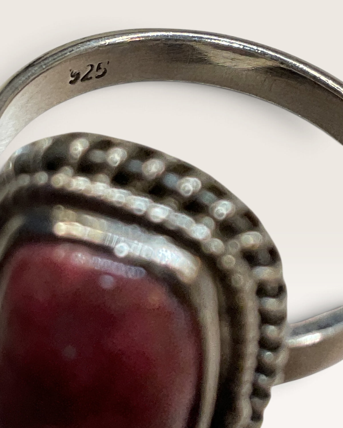 Sterling Silver Pink Tanzanite Gemstone Ring