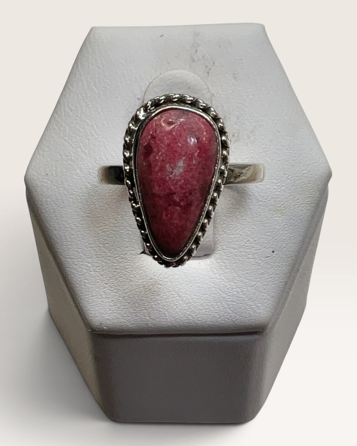 Sterling Silver Pink Tanzanite Gemstone Ring