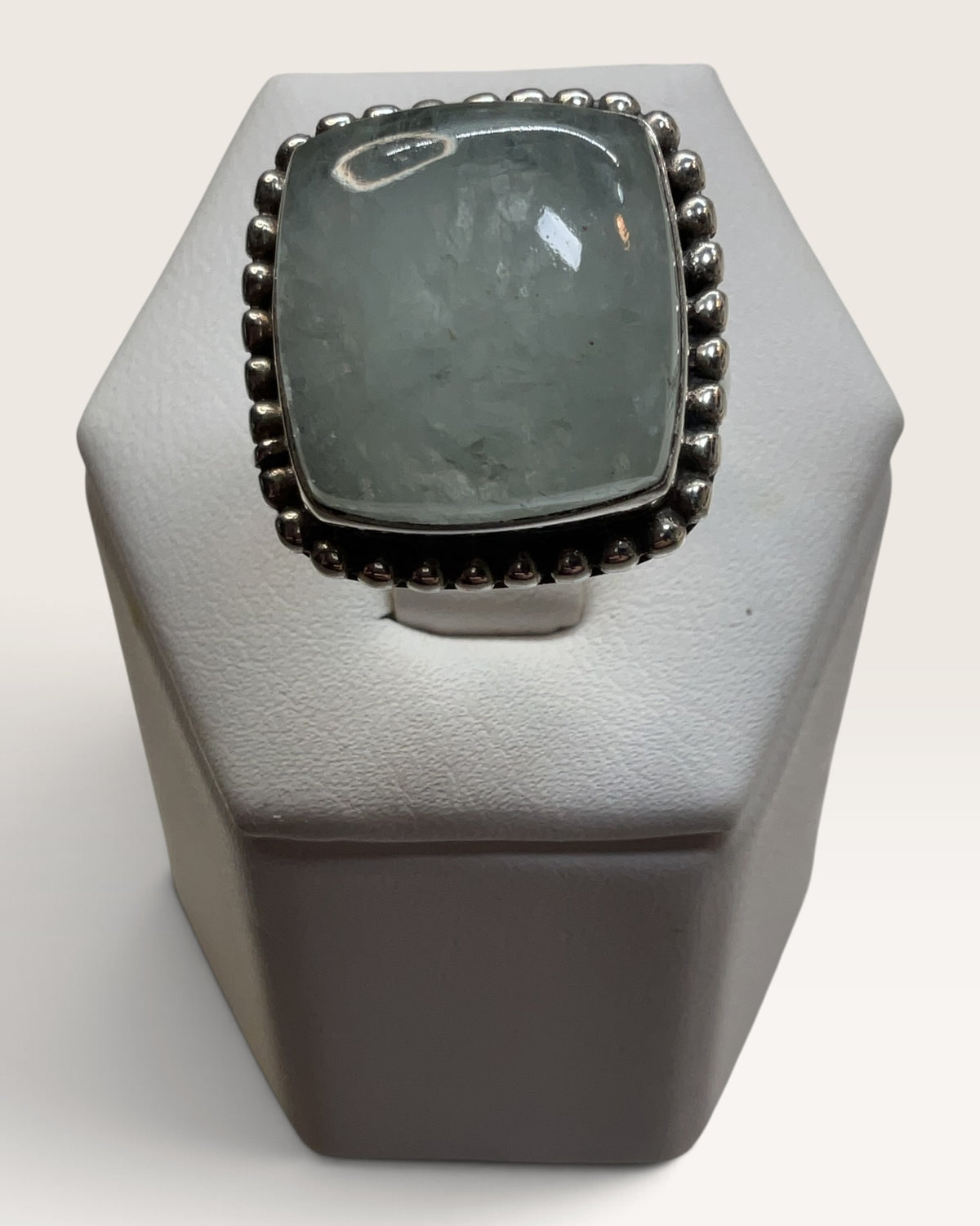 Sterling Silver Aquamarine Gemstone Ring
