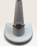 Bomb Party Silver Tone Mystic Topaz Ring - Pre-Loved