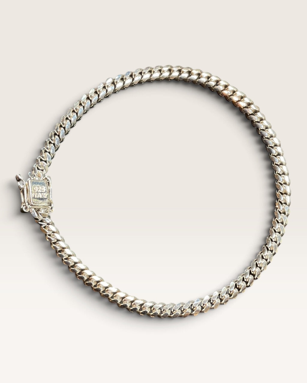 Sterling Silver Miami Cuban Chain Bracelets