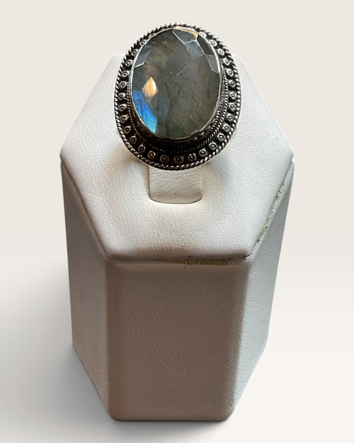 Nicky Butler Sterling Silver Labradorite Gemstone Ring - Pre-Loved
