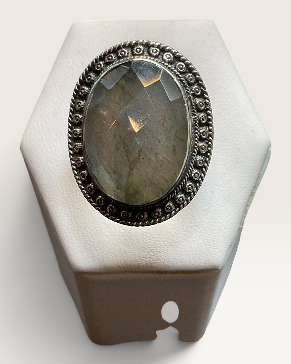 Nicky Butler Sterling Silver Labradorite Gemstone Ring - Pre-Loved